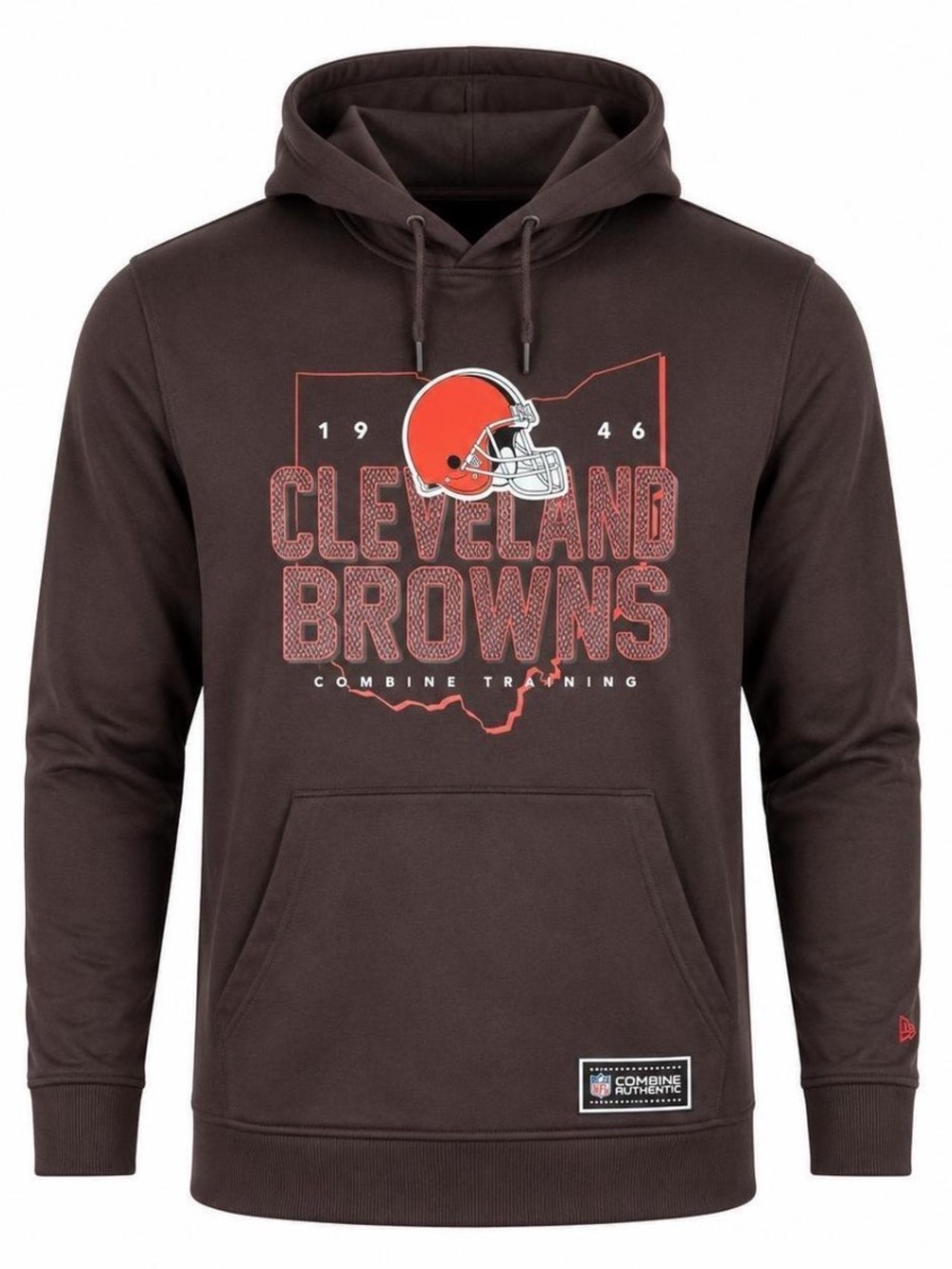 New Era Cleveland Browns NFL Combine Training Pullover Hoodie -M (MSRP $67.99)